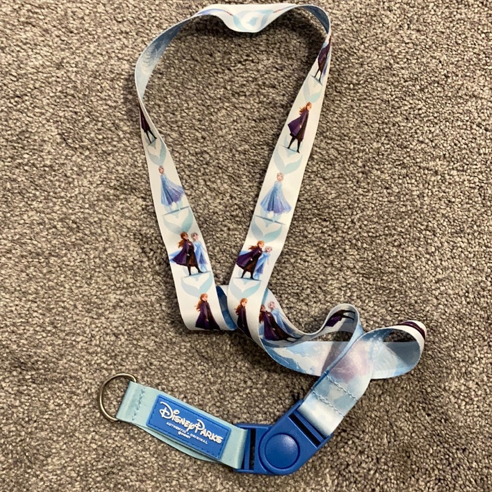 Disney Parks Reversible Frozen Lanyard